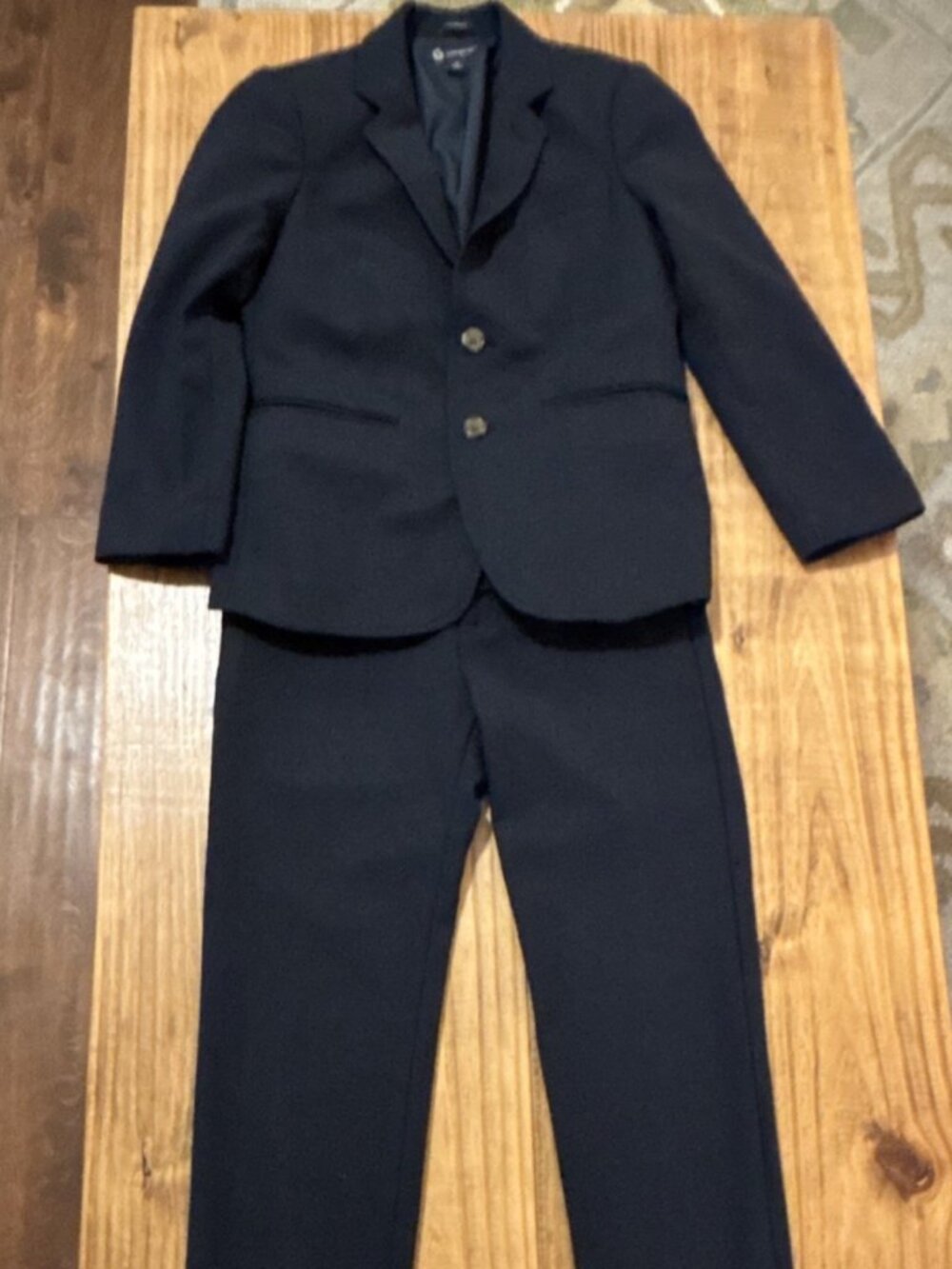 MINT J. CREW CREWCUTS BOYS 2PC NAVY THOMPSON SUITS SIZE 4-5